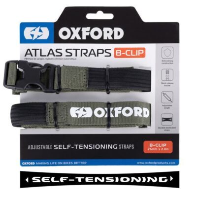 ΙΜΑΝΤΑΣ Atlas B-Clip 26mm x 2.0M Lichen (Pair) OX323 OXFORD